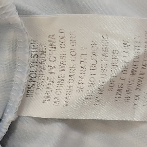 American Strutter Blue, Green, White Stripe Polo Shirt XL mens Golf Performance - Picture 5 of 5